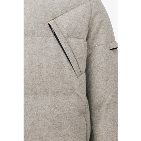 Genti Winterjas cross wool grey - Image 2