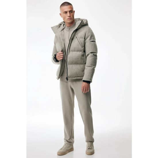 Genti Winterjas cross wool grey - Image 4