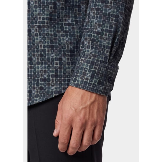 Bos Bright Blue Overhemd heren 21245/grey - Image 5