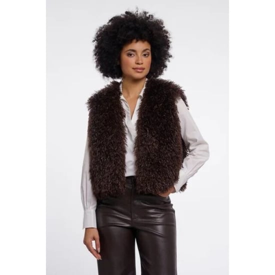 Rino & Pelle Sensy.7002612 rino en pelle waistcoat coffee roast - Image 1