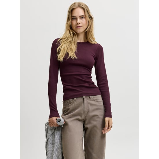 Jack & Jones Jxfreya ls rib tee noos - Image 1