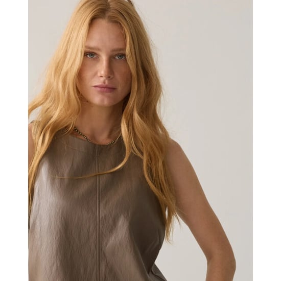 Summum 2s3557-12526 708 top soft faux leather light taupe - Image 1
