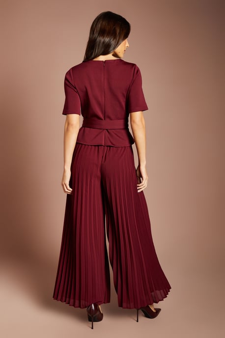 Bandage Pleated Trouser Jumpsuit - Image 3