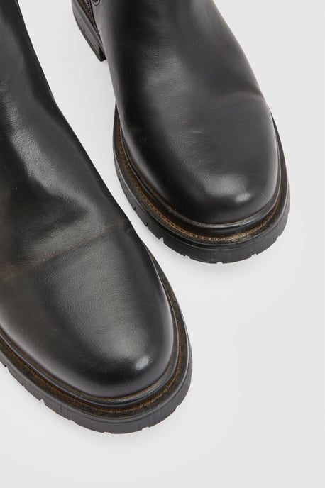 Poppy Faux Leather Ankle Boots - Image 4