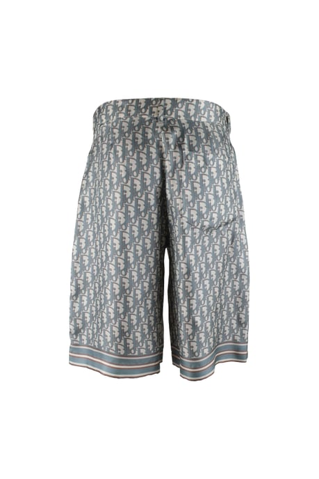 Dior Oblique Bermuda Shorts Green - Image 2