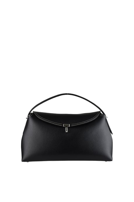 Toteme T-Lock Top Handle Bag Black - Image 1