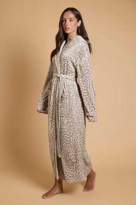 Animal Velour Hooded Dressing Gown - Image 2