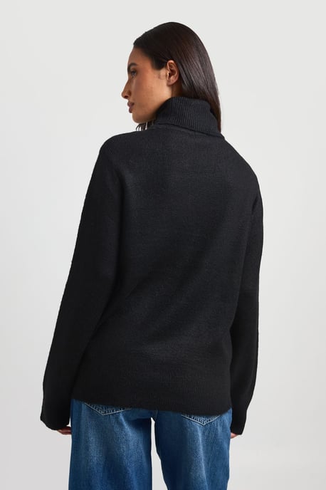 Knitted Roll Neck Jumper - Image 2