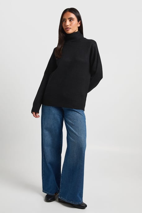 Knitted Roll Neck Jumper - Image 3