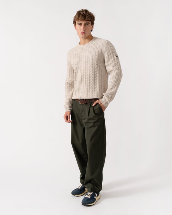Long Sleeve Jumper in Ecru - Image 3
