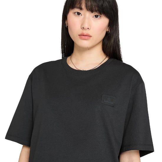 Men's Timberland Silicon Badge T- Shirt in Black - Image 4