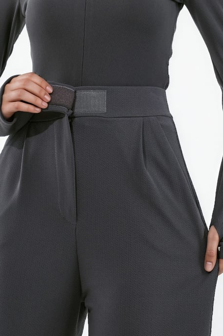 Vrouwen Stretch Palazzo Pants met klittenbandsluiting - Image 4