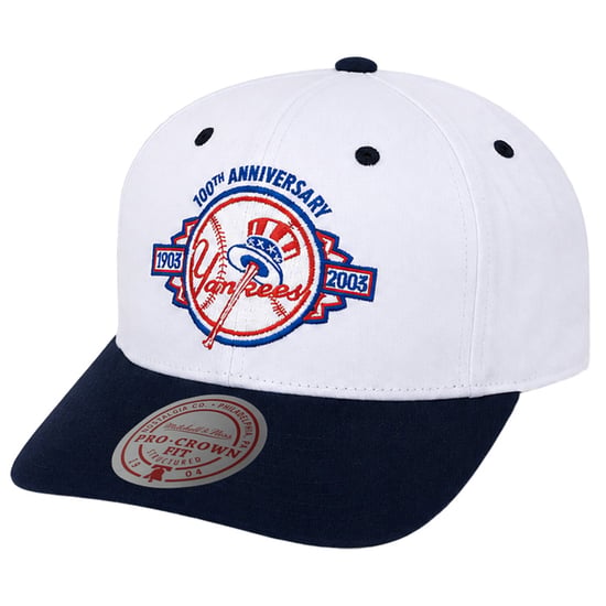 Mitchell & Ness MLB New York Yankees Flipped Pro White Cap - Image 1