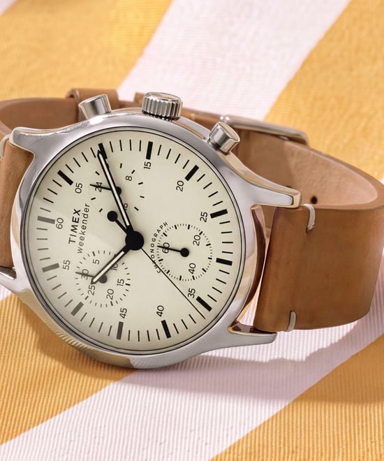 Timex Weekender New England Heren Horloge Bruin TW2Y85000 - Image 5