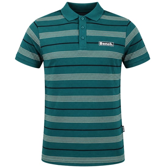 Bench Trovam Mens Dark Green Polo Shirt - Image 1