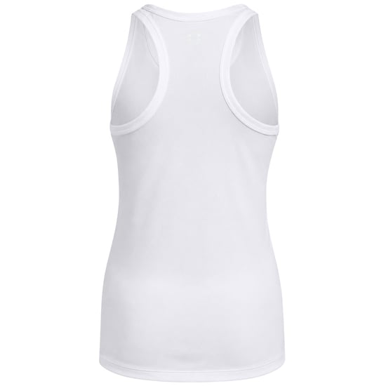 Under Armour Tech Womens White Vest - Image 2