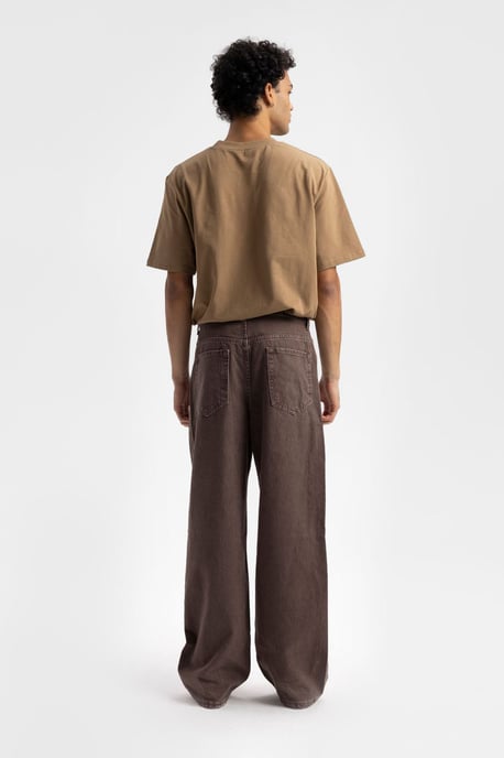 Relaxed Fit Logo Print Crew Neck T-Shirt - Image 3