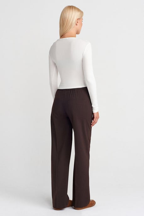 Brede Pijpen Pull-On Broek - Image 2