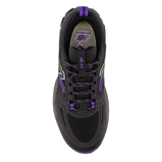 New Balance Mens 410 Trail Mesh Running Trainers (Black/Electric) - Image 2