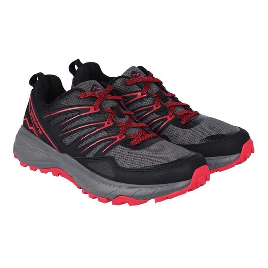 Karrimor Ortholite-sportschoenen voor heren (Zwart/Grijs/Rood) - Image 4