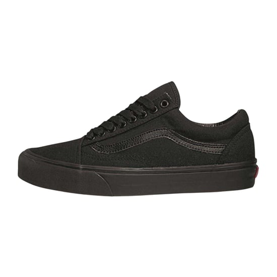 Vans Mens Old Skool Canvas Trainers (Black) - Image 2