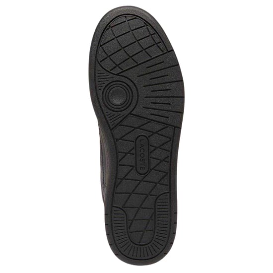 Lacoste Leren platte sneakers voor heren met T-clip (Zwart) - Image 3