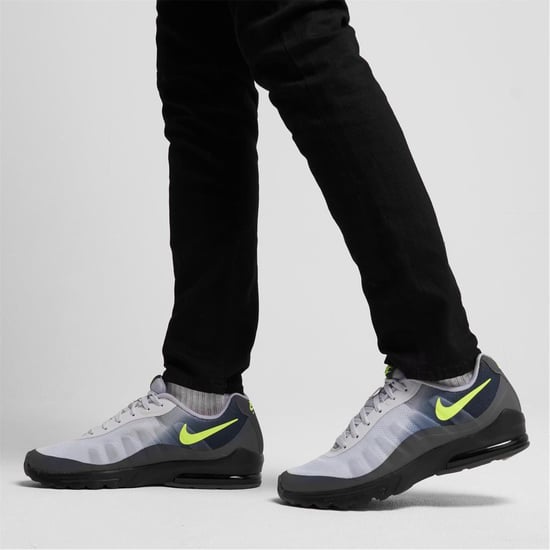 Nike Heren Air Max Trainers (Zwart/Volt/Grijs) - Image 2