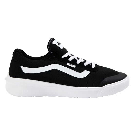Vans Mens Side Stripe Canvas Trainers (Black) - Image 1