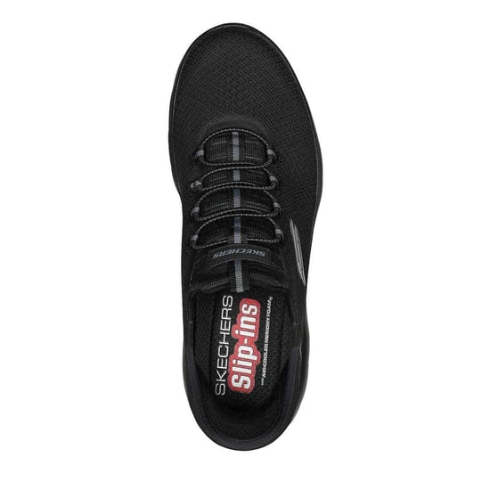 Skechers Mens Summits - High Range Slip-In Trainers (Triple Black) - Image 3