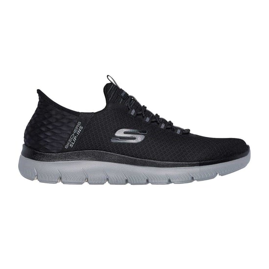Skechers Mens Summits - High Range Slip-In Trainers (Black) - Image 1