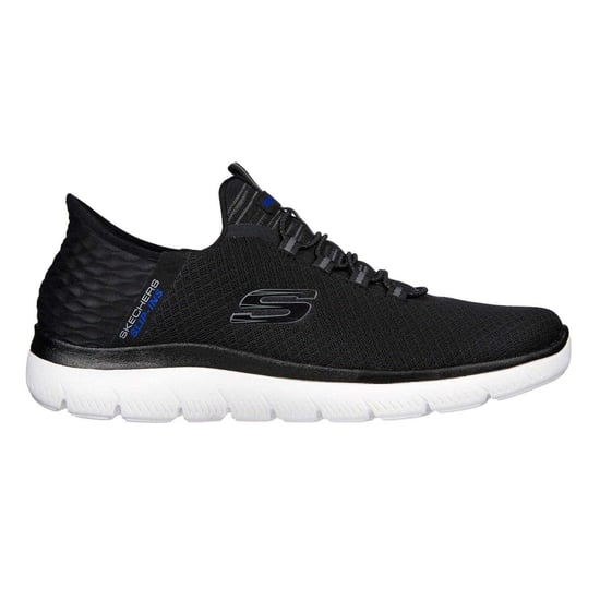 Skechers Mens Summits - High Range Slip-In Trainers (Black/White) - Image 1