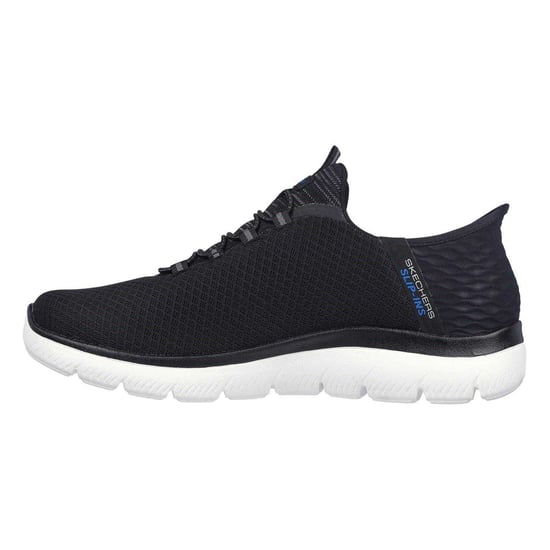 Skechers Mens Summits - High Range Slip-In Trainers (Black/White) - Image 2