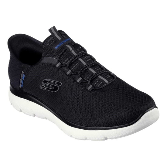 Skechers Mens Summits - High Range Slip-In Trainers (Black/White) - Image 5
