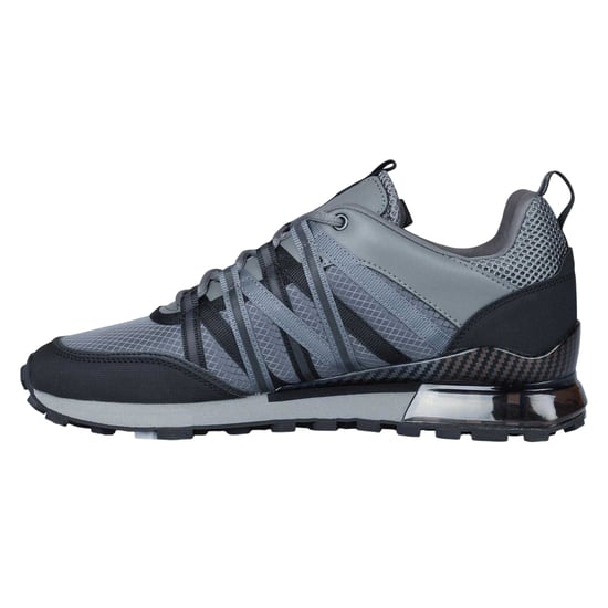Cruyff Mens Fearia Synthetic Leather Trainers (Black) - Image 2