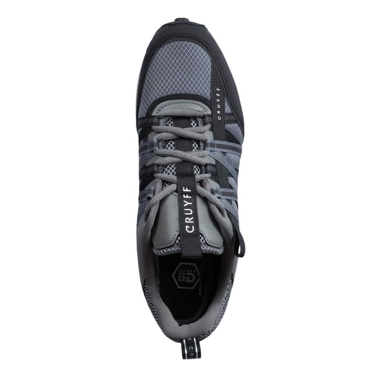 Cruyff Mens Fearia Synthetic Leather Trainers (Black) - Image 3