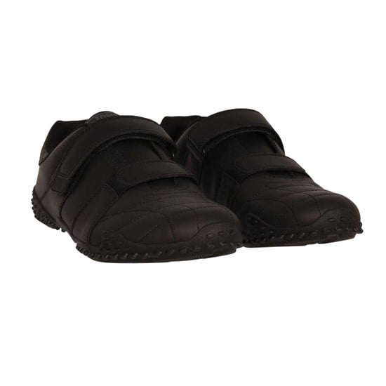Lonsdale Mens Fulham Leather Trainers (Black) - Image 5