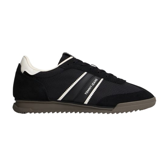 Tommy Jeans Lage hardloopschoenen met veters voor heren (Zwart, Wit) - Image 1