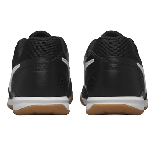 Nike Mens Gato Classic Leather Indoor Football Shoes (Black/White) - Image 2