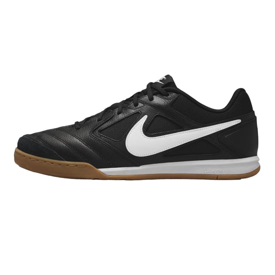 Nike Mens Gato Classic Leather Indoor Football Shoes (Black/White) - Image 3
