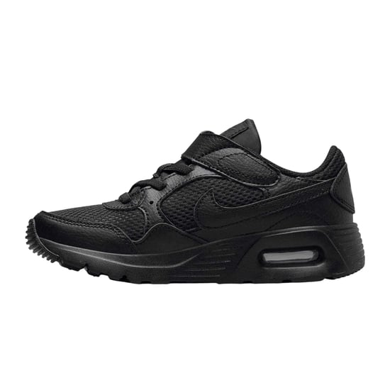 Nike Kinder Air Max SC Leren Trainers (Drievoudig zwart) - Image 3