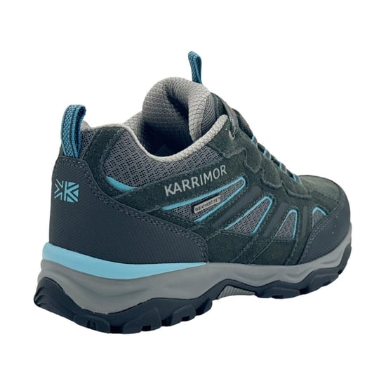 Karrimor Womens/Ladies Mount Waterproof Walking Shoes (Grey/Blue) - Image 2
