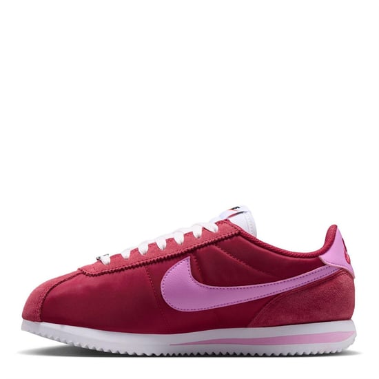 Nike Womens/Ladies Cortez Suede Trainers (Red/Pink) - Image 2