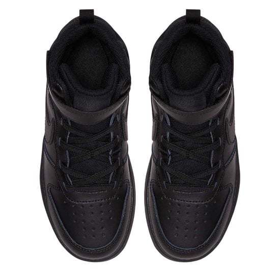 Nike Hoge sneakers voor jongens van Court Borough (Drievoudig zwart) - Image 3