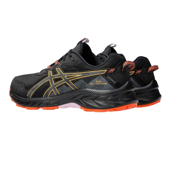 Asics Waterdichte Gel Venture-sportschoenen voor dames (Zwart/Grijs) - Image 2