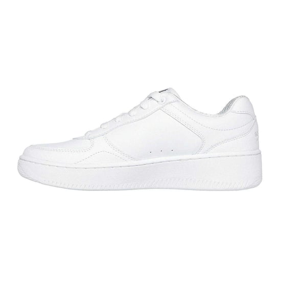 Skechers Womens/Ladies Court Leather Trainers (White) - Image 2