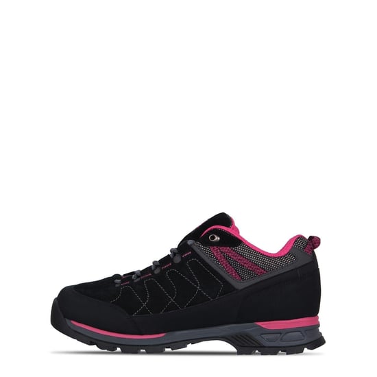 Karrimor Womens/Ladies Hot Rock Suede Waterproof Walking Shoes (Black/Pink) - Image 2