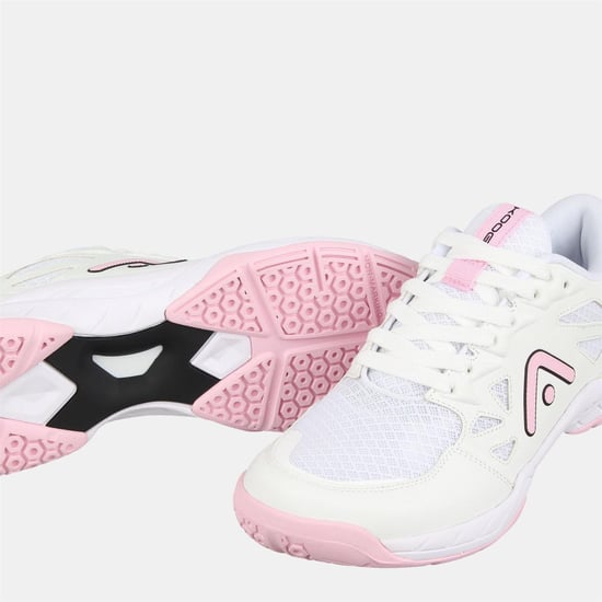 KooGa Netbalschoenen voor dames (Wit/Roze) - Image 3
