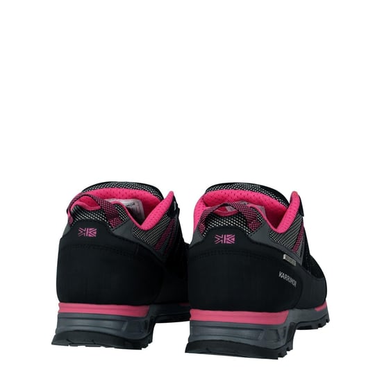 Karrimor Womens/Ladies Hot Rock Suede Waterproof Walking Shoes (Black/Pink) - Image 4