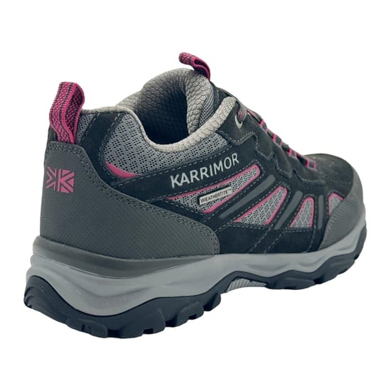Karrimor Womens/Ladies Mount Waterproof Walking Shoes (Black/Pink) - Image 2