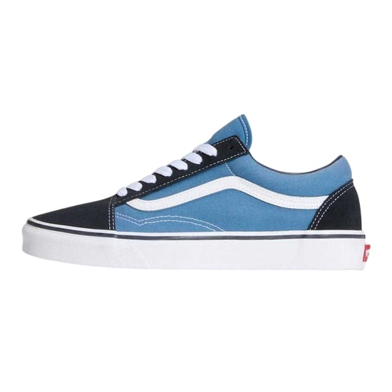 Vans Mens Old Skool Canvas Trainers (Navy) - Image 2